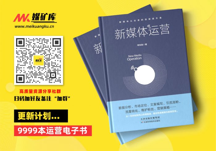 新媒体运营（新媒体从业者的技能提升课。数据分析、市场定位、文案编写、引流涨粉、流量转化、维护粉丝、营销策略……）-by-李东临|媒矿库
