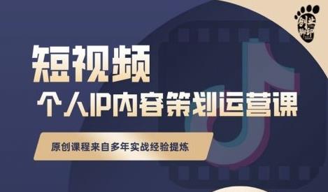 抖音短视频个人ip内容策划实操课，真正做到普通人也能实行落地|媒矿库