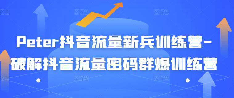 Peter抖音流量新兵训练营-破解抖音流量密码群爆训练营（新兵）|媒矿库