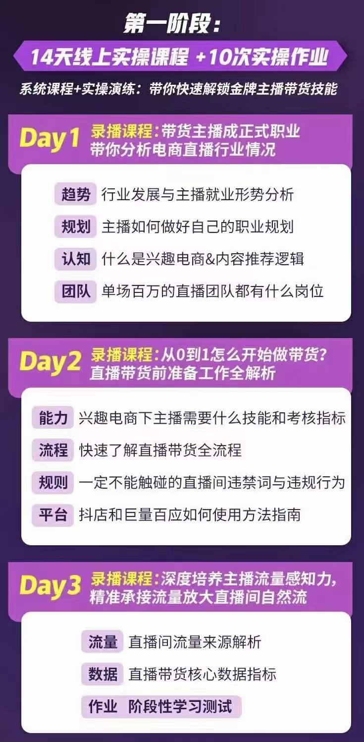 图片[1]|金牌主播实战进阶营 普通人也能快速变身金牌带货主播 (价值3980)|媒矿库