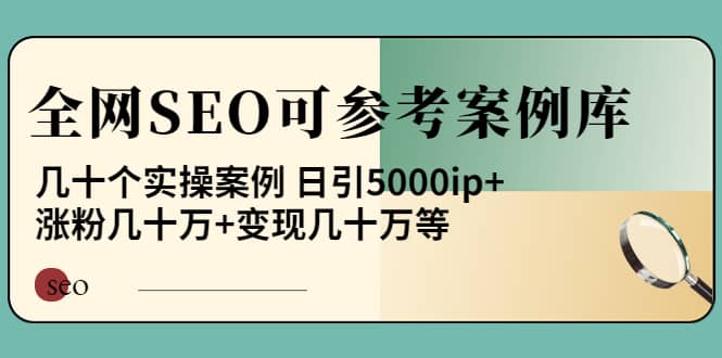 《全网SEO可参考案例库》几十个实操案例|媒矿库
