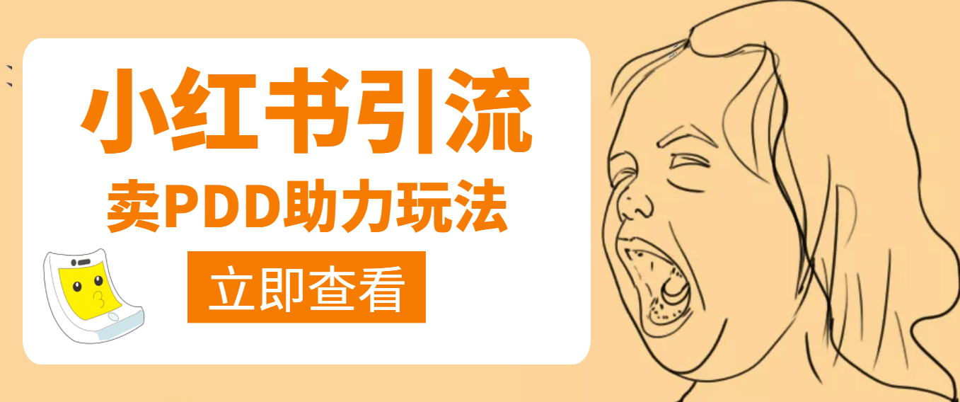 利用小红书卖拼多多助力|媒矿库