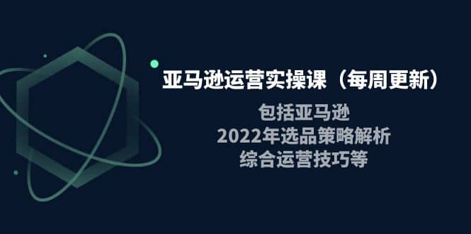 亚马逊运营实操课(每周更新)包括亚马逊2022选品策略解析,综合运营技巧等|媒矿库