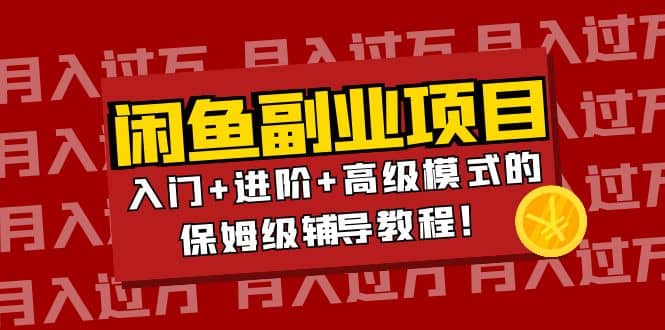 月入过万闲鱼副业项目：入门 进阶 高级模式的保姆级辅导教程|媒矿库