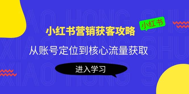 小红书营销获客攻略：从账号定位到核心流量获取，爆款笔记打造|媒矿库