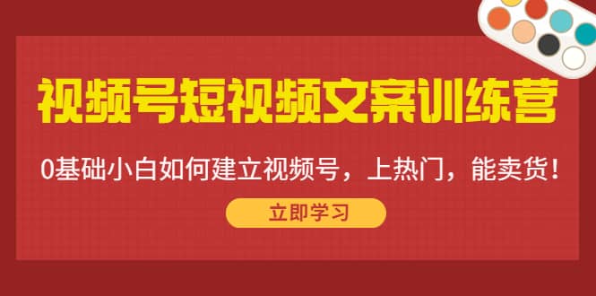 视频号短视频文案训练营：0基础小白如何建立视频号，上热门，能卖货！|媒矿库