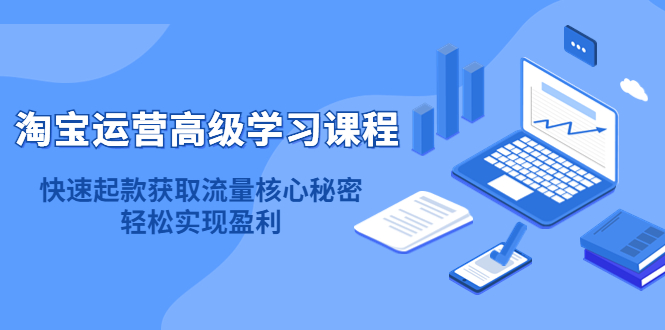 淘宝运营高级学习课程：快速获取流量核心秘密，轻松实现盈利！|媒矿库