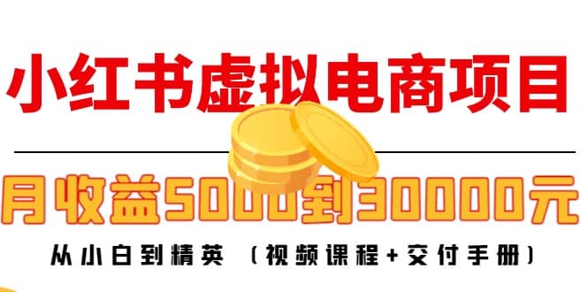 图片[1]|小红书虚拟电商项目：从小白到精英 (视频课程 交付手册)|媒矿库