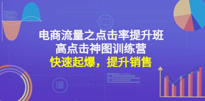电商流量之点击率提升班 高点击神图训练营：快速起爆，提升销售|媒矿库