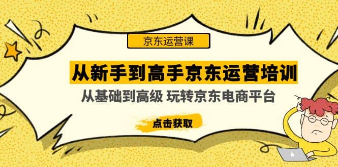 从新手到高手京东运营培训：从基础到高级 玩转京东电商平台(无水印)|媒矿库