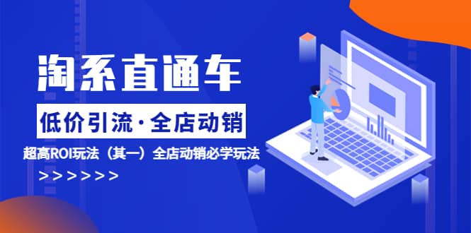 淘系直通车《低价·引流 全店·动销》超高ROI玩法（其一）全店动销必学玩法|媒矿库