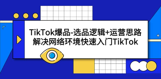 TikTok爆品-选品逻辑 运营思路:解决网络环境快速入门TikTok|媒矿库