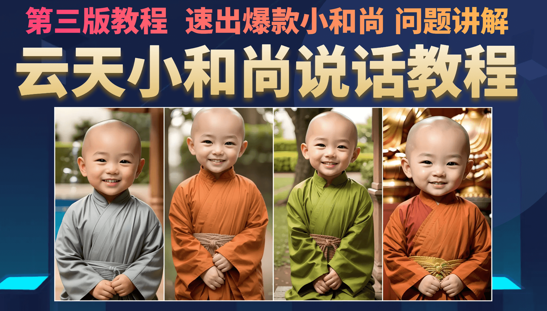 云天小和尚会说话，7天万粉（第3版教程）|媒矿库