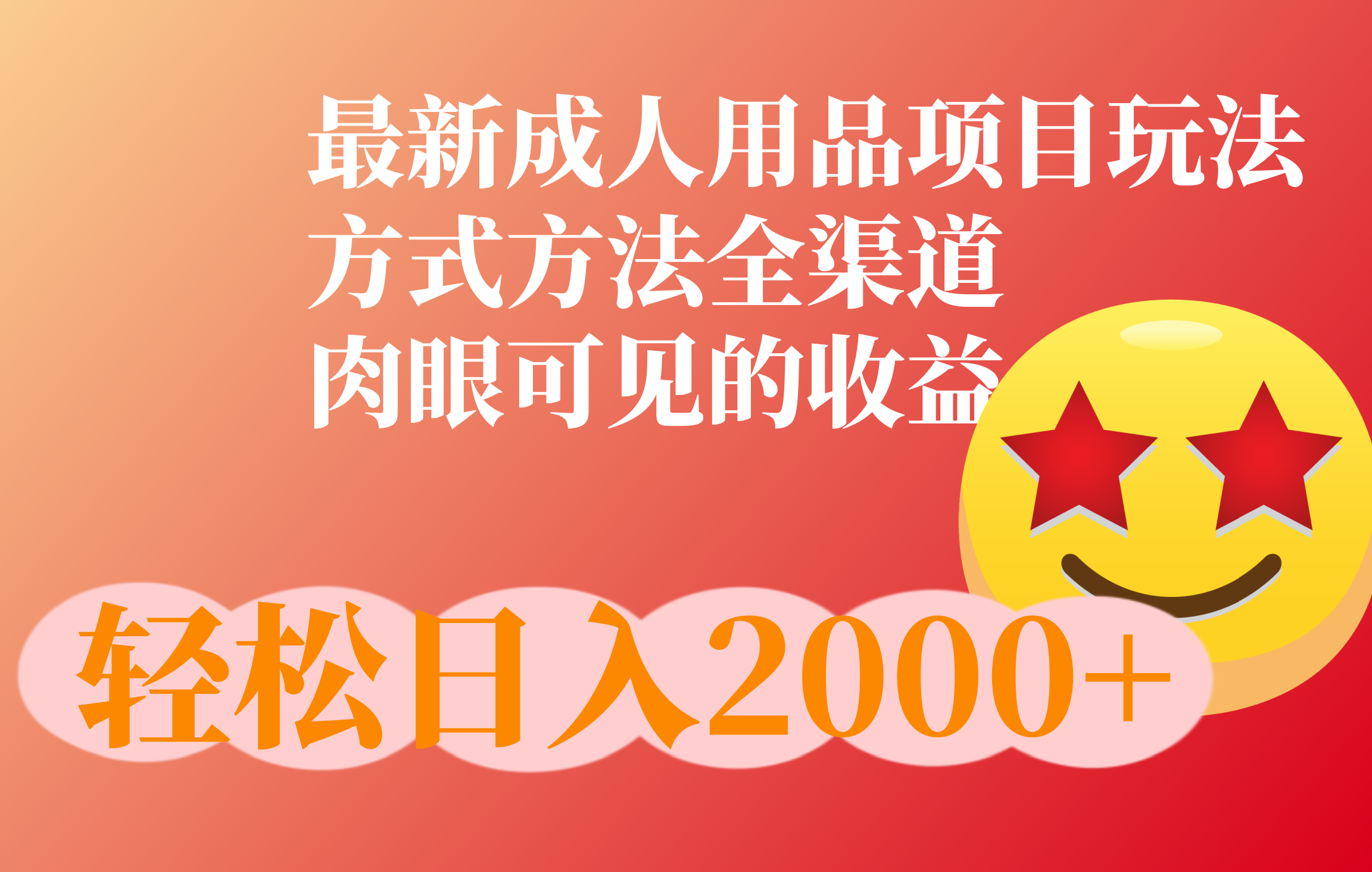成人用品项目最新玩法，方式方法全渠道|媒矿库