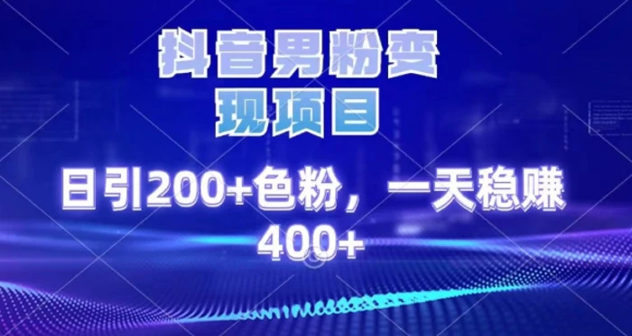 2025最新男粉项目 日引200 轻松月入2w+|媒矿库