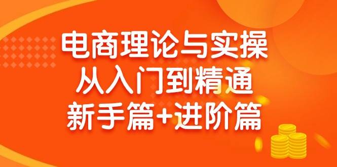 电商理论与实操从入门到精通 新手篇+进阶篇|媒矿库