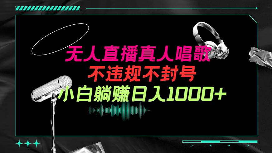 抖音24小时无人直播音乐，不违规，不封号纯撸音浪，小白实操当天日入1000+|媒矿库