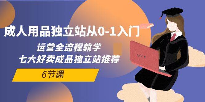 成人用品独立站从0-1入门，运营全流程教学，七大好卖成品独立站推荐-6节课|媒矿库