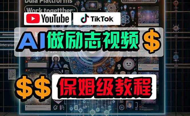 利用AI制作励志视频,在YouTube和TikTok赚钱,小白可做(附工具)|媒矿库