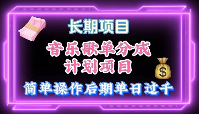 音乐歌单玩法,小白轻松上手,后期月入过万|媒矿库