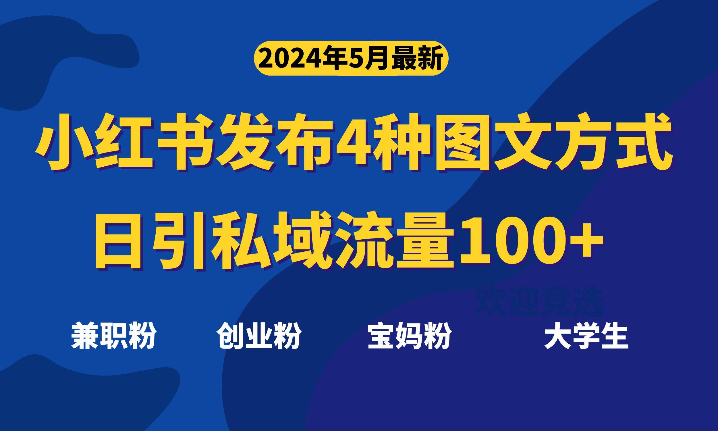 最新小红书发布这四种图文，日引私域流量100+不成问题，|媒矿库